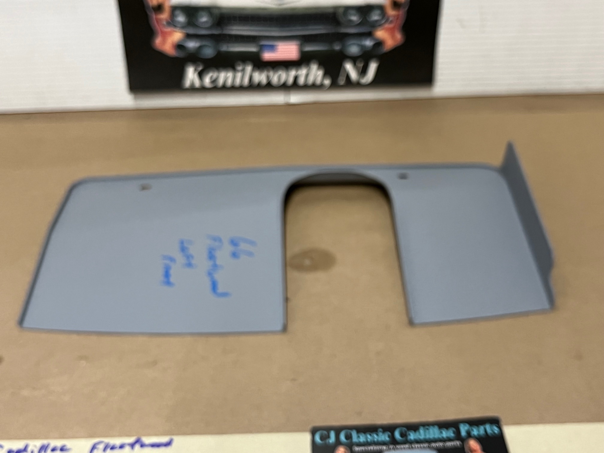 OEM 1966 Cadillac Deville Eldorado Fleetwood Calais LEFT DRIVER SIDE FRONT DOOR HINGE COVER PLATE TRIM PANEL - Image 7