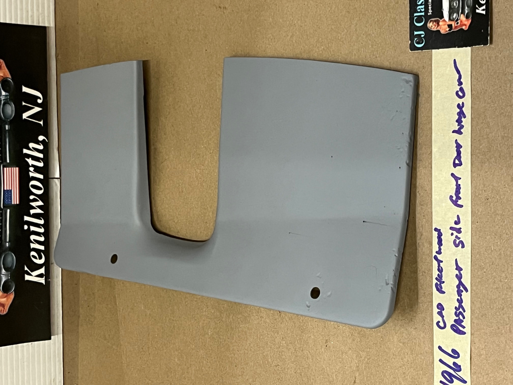 OEM 1966 Cadillac Deville Eldorado Fleetwood Calais RIGHT PASSENGER SIDE FRONT DOOR HINGE COVER PLATE TRIM PANEL - Image 13