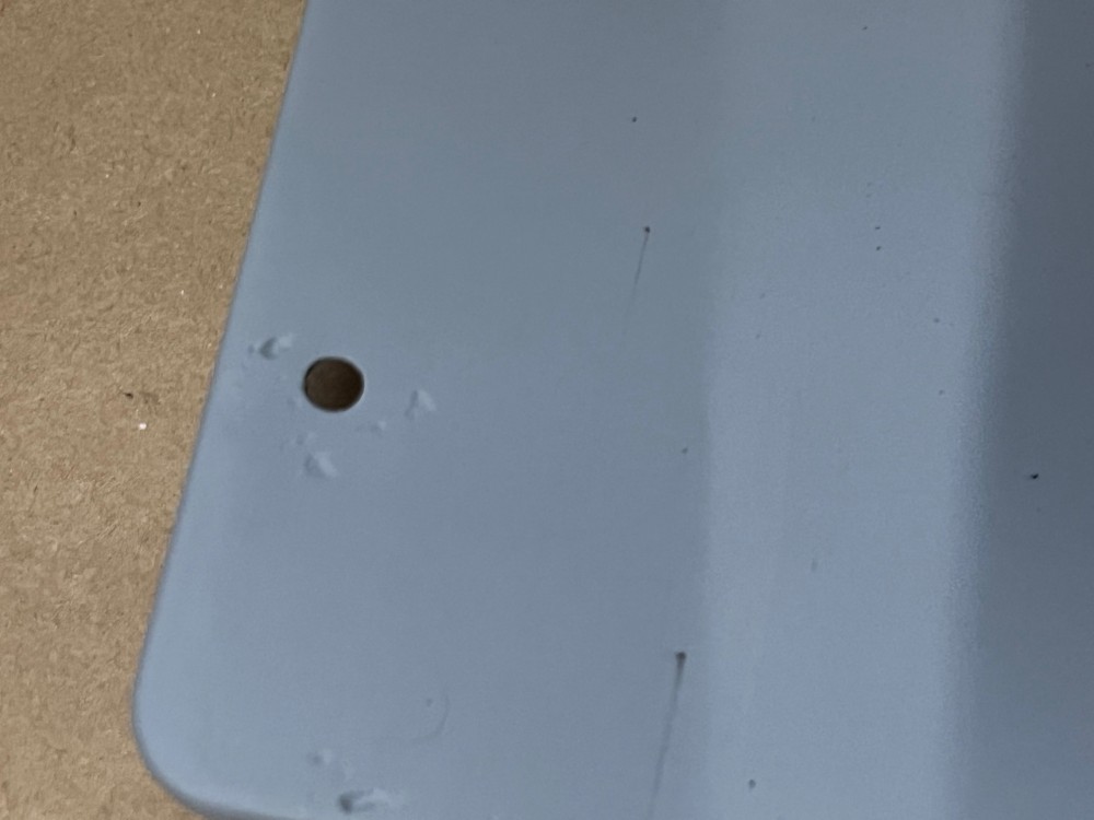 OEM 1966 Cadillac Deville Eldorado Fleetwood Calais RIGHT PASSENGER SIDE FRONT DOOR HINGE COVER PLATE TRIM PANEL - Image 4