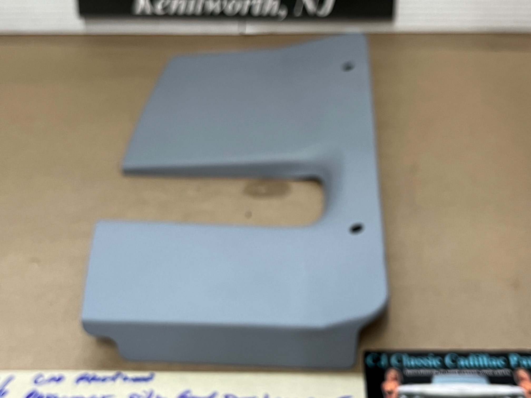 OEM 1966 Cadillac Deville Eldorado Fleetwood Calais RIGHT PASSENGER SIDE FRONT DOOR HINGE COVER PLATE TRIM PANEL - Image 6