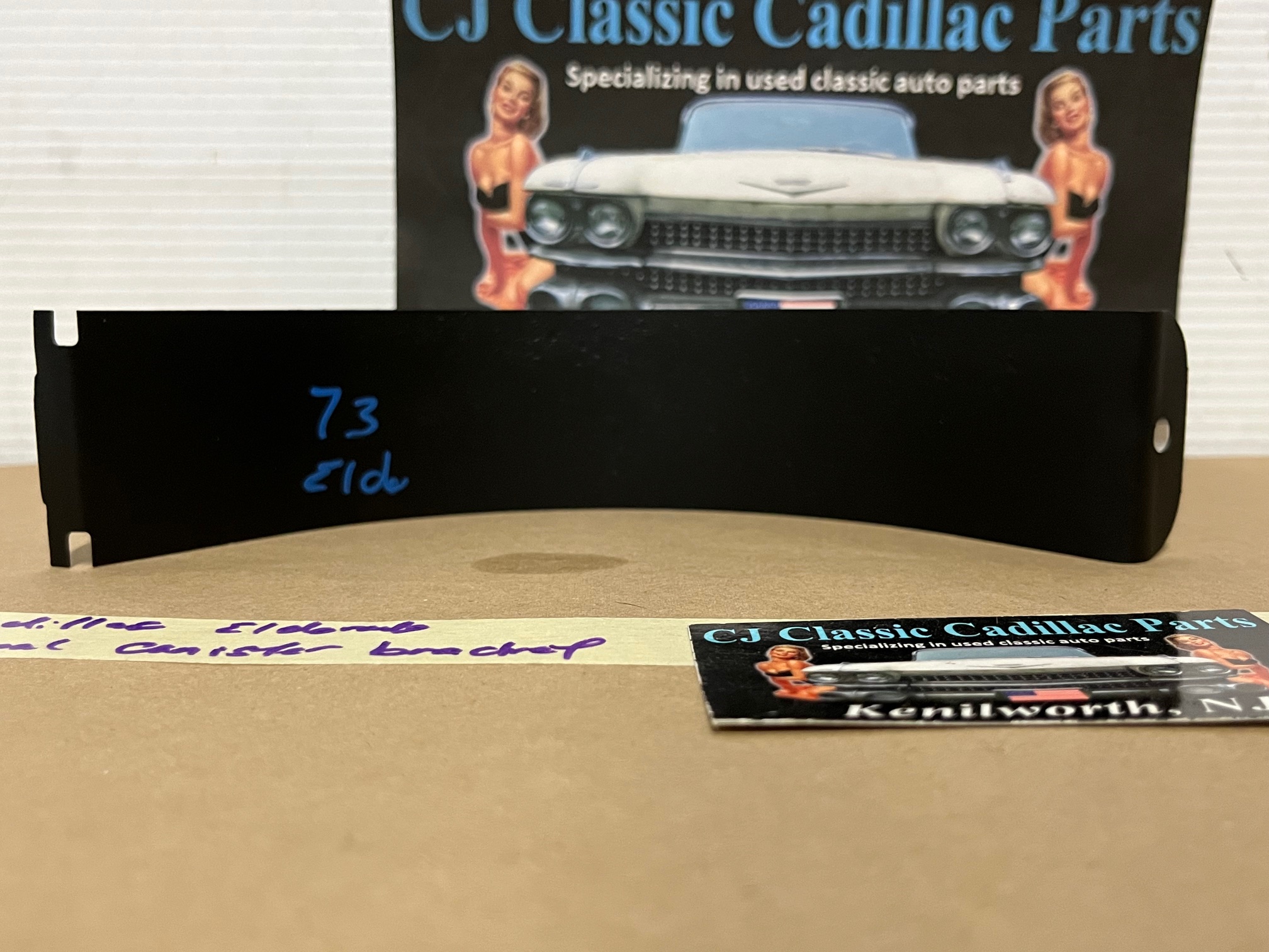 RESTORED 1973 1974 1975 1976 Cadillac Deville Fleetwood Calais 1973 1974 1975 1975 1976 1977 1978 Eldorado 1976 1977 1978 1979 Seville CHARCOAL CANISTER MOUNTING BRACKET RETAINER STRAP #1600528 - Image 5