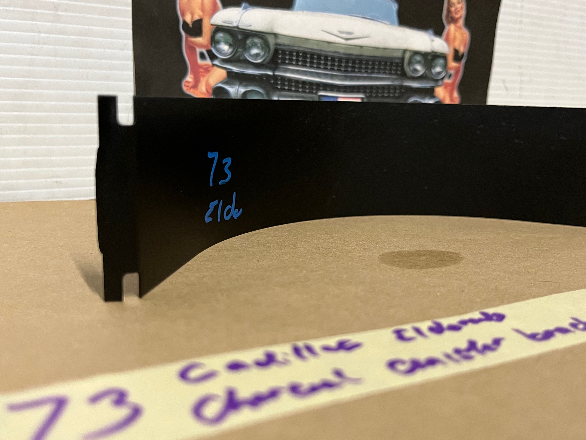 RESTORED 1973 1974 1975 1976 Cadillac Deville Fleetwood Calais 1973 1974 1975 1975 1976 1977 1978 Eldorado 1976 1977 1978 1979 Seville CHARCOAL CANISTER MOUNTING BRACKET RETAINER STRAP #1600528 - Image 4