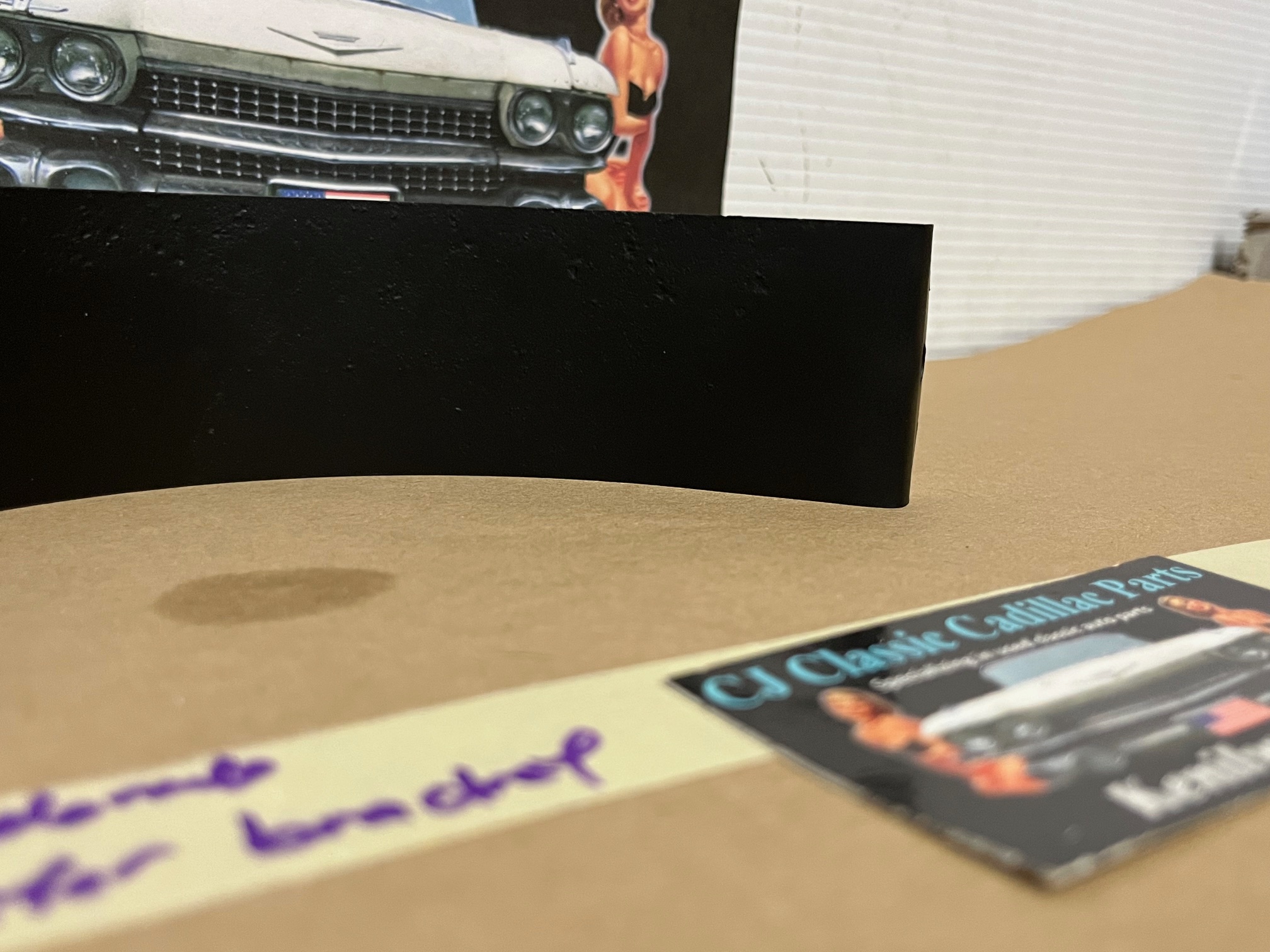 RESTORED 1973 1974 1975 1976 Cadillac Deville Fleetwood Calais 1973 1974 1975 1975 1976 1977 1978 Eldorado 1976 1977 1978 1979 Seville CHARCOAL CANISTER MOUNTING BRACKET RETAINER STRAP #1600528 - Image 3