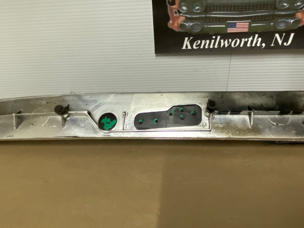 OEM 1974 1975 1976 1977 1978 Cadillac Eldorado RIGHT PASSENGER SIDE DASH TRIM RADIO BEZEL WITH EMBLEMS - Image 24