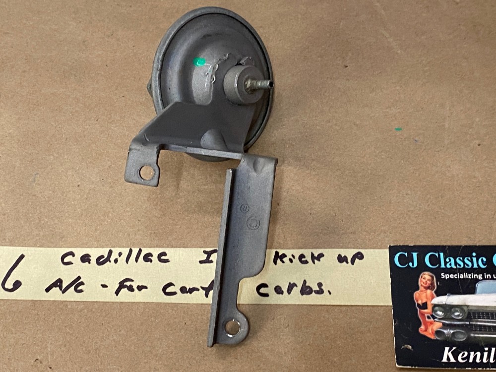 OEM 1963 1964 1965 1966 1967 Cadillac Deville Eldorado Fleetwood Calais CARTER FAST IDLE KICK-UP SPEED UP CONTROL DIAPHRAGM FOR A/C CARS #1481203 - Image 4