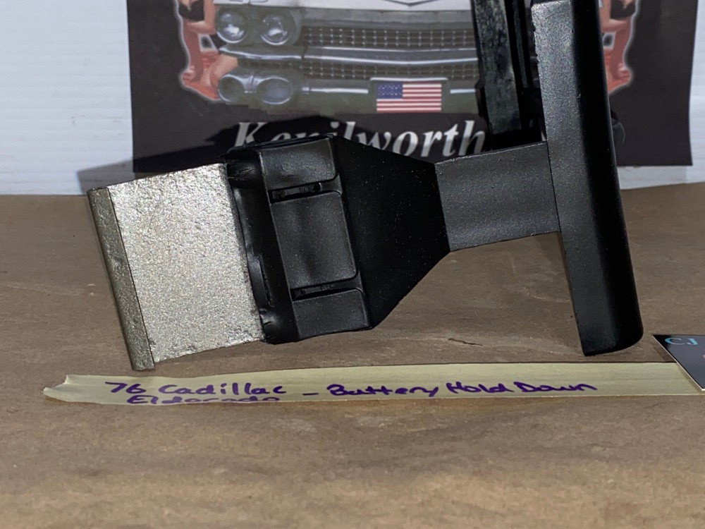 OEM 1975 1976 Cadillac Deville Fleetwood Calais 1975 1976 1977 1978 Cadillac Eldorado BATTERY HOLD DOWN MOUNTING BRACKET #1608537/1605096 - Image 13