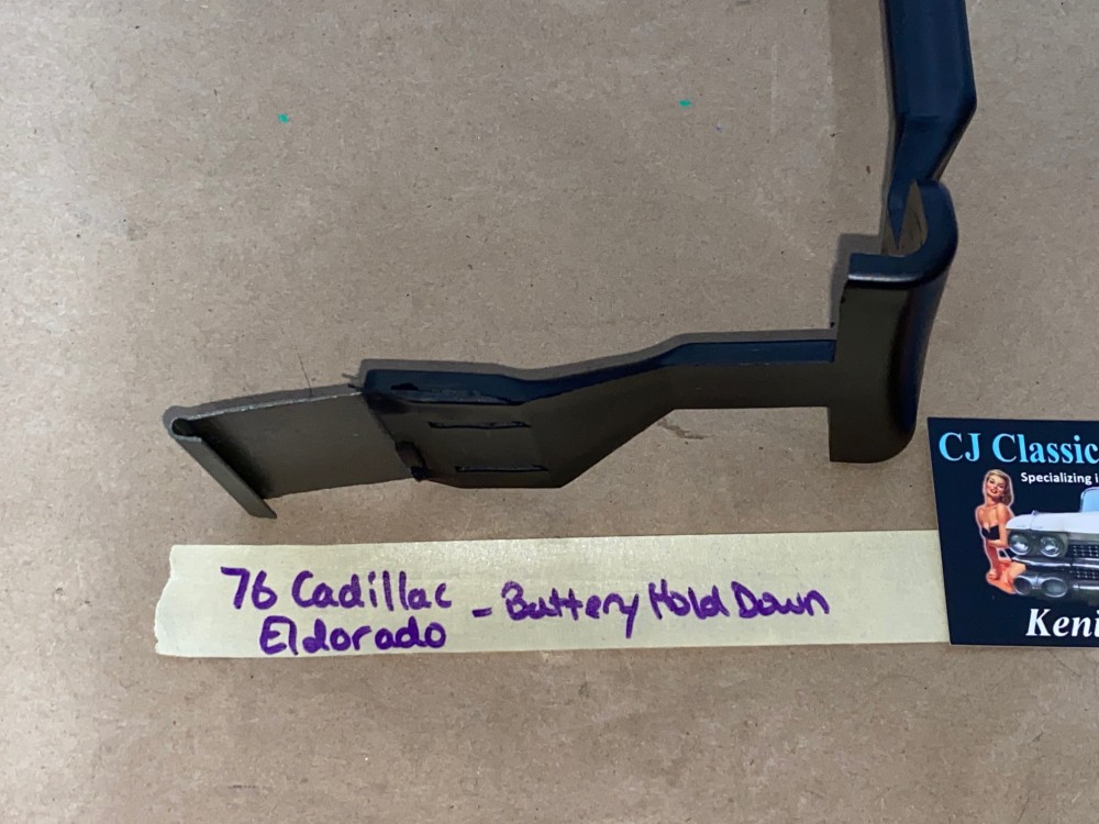 OEM 1975 1976 Cadillac Deville Fleetwood Calais 1975 1976 1977 1978 Cadillac Eldorado BATTERY HOLD DOWN MOUNTING BRACKET #1608537/1605096 - Image 12