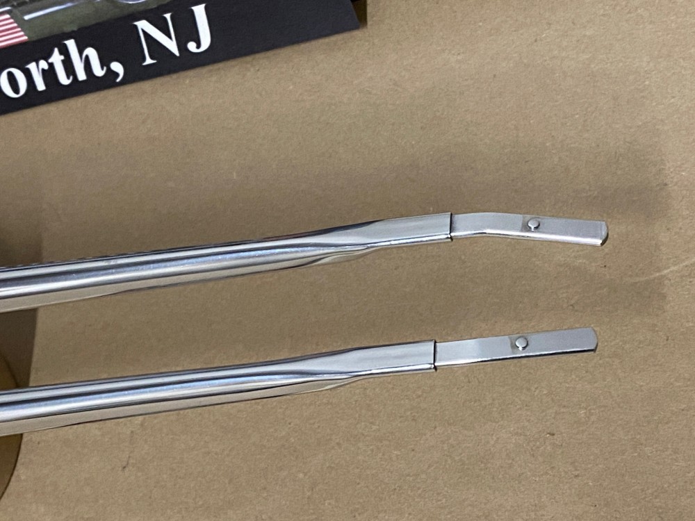OEM 1961 1962 1963 1964 Cadillac Deville Eldorado Fleetwood TRICO WINDSHIELD WIPER ARMS - LEFT & RIGHT - POLISHED #1472098/#1472099 - Image 5