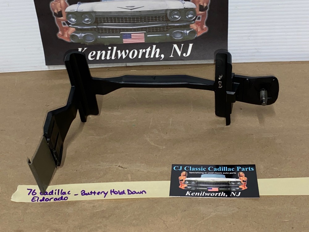 OEM 1975 1976 Cadillac Deville Fleetwood Calais 1975 1976 1977 1978 Cadillac Eldorado BATTERY HOLD DOWN MOUNTING BRACKET #1608537/1605096 - Image 15