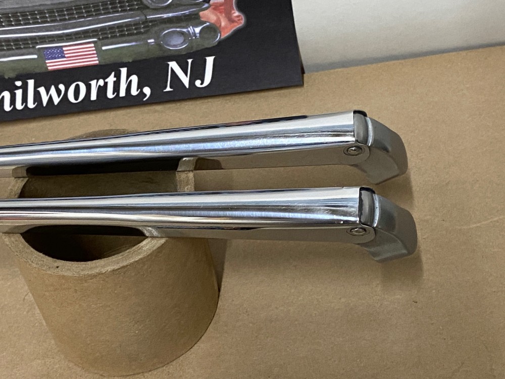 OEM 1961 1962 1963 1964 Cadillac Deville Eldorado Fleetwood TRICO WINDSHIELD WIPER ARMS - LEFT & RIGHT - POLISHED #1472098/#1472099 - Image 10