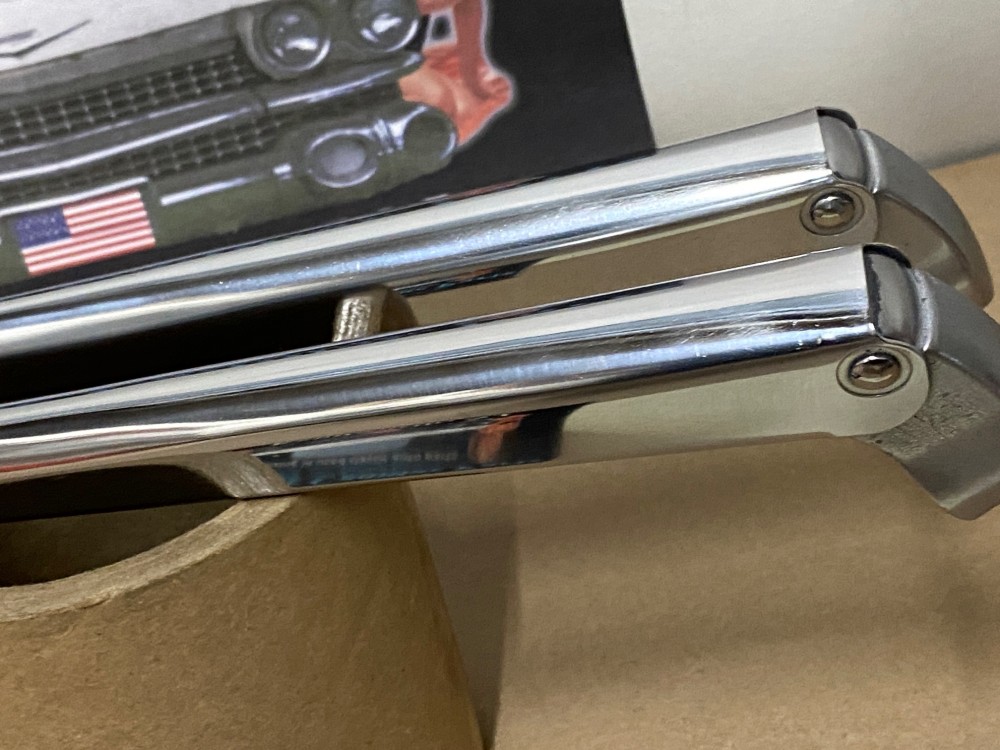 OEM 1961 1962 1963 1964 Cadillac Deville Eldorado Fleetwood TRICO WINDSHIELD WIPER ARMS - LEFT & RIGHT - POLISHED #1472098/#1472099 - Image 12