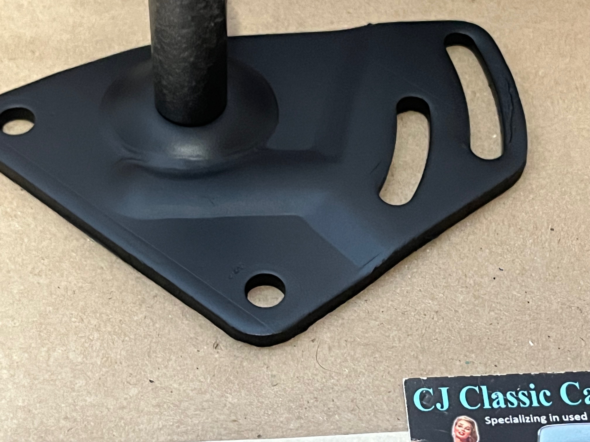 RESTORED 1975 1976 1977 1978 1979 Cadillac Deville Fleetwood Calais Eldorado REAR ALTERNATOR BRACKET WITH BOLT & SPACER #3516286 - Image 8
