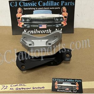 OEM 1968 1969 1970 1971 1972 1973 1974 1975 1976 Cadillac Deville Eldorado Fleetwood Calais A/C COMPRESSOR MOUNTING BRACKETS SUPPORT #1492985