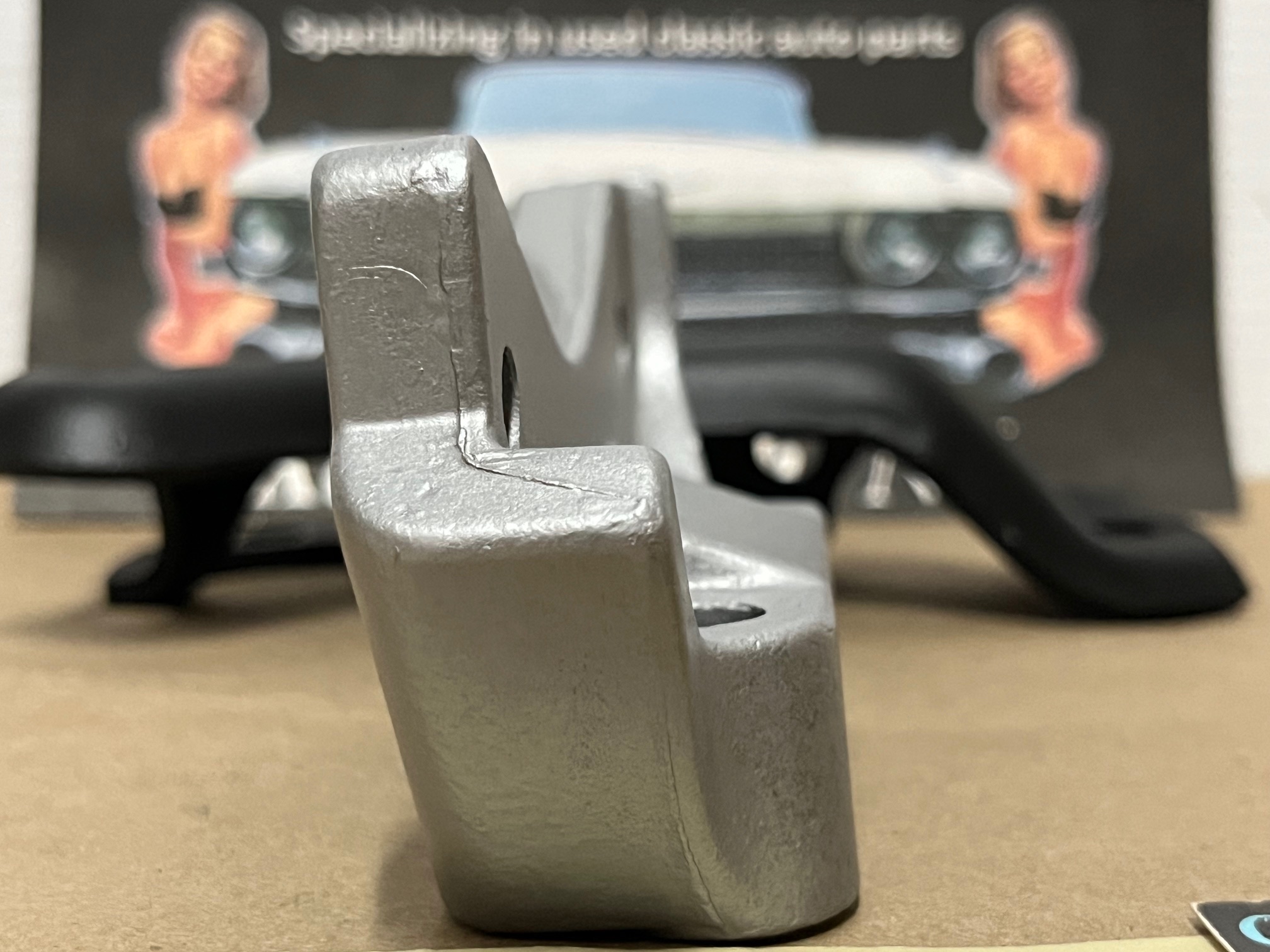 OEM 1968 1969 1970 1971 1972 1973 1974 1975 1976 Cadillac Deville Eldorado Fleetwood Calais A/C COMPRESSOR MOUNTING BRACKETS SUPPORT #1492985 - Image 14