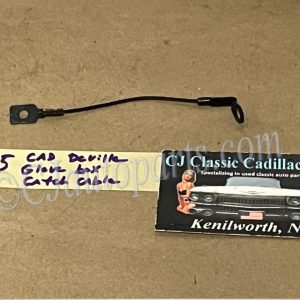 OEM 1974 1975 1976 Cadillac Eldorado Deville Fleetwood Calais DASH GLOVE BOX GLOVEBOX DOOR CATCH CABLE