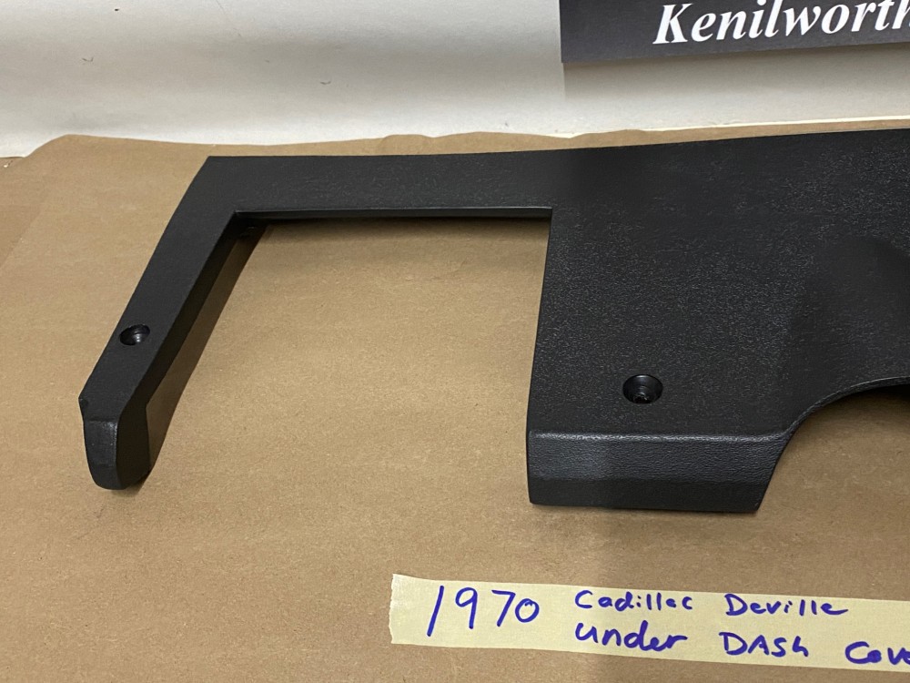 OEM 1969 1970 Cadillac Deville Calais Fleetwood UNDER DASH DASHBOARD COVER - BLACK #1492849 - Image 4