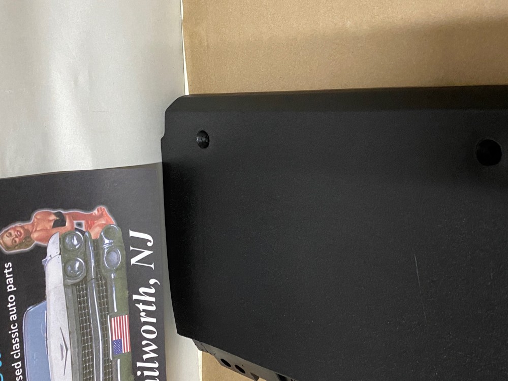 OEM 1969 1970 Cadillac Deville Calais Fleetwood UNDER DASH DASHBOARD COVER - BLACK #1492849 - Image 7