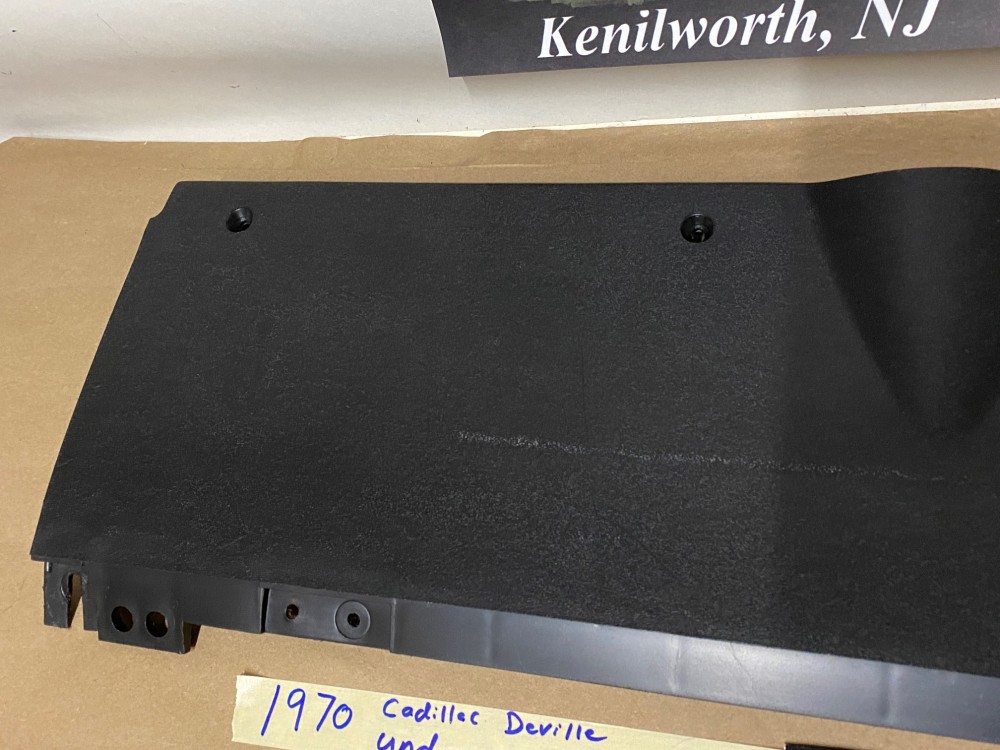 OEM 1969 1970 Cadillac Deville Calais Fleetwood UNDER DASH DASHBOARD COVER - BLACK #1492849 - Image 11