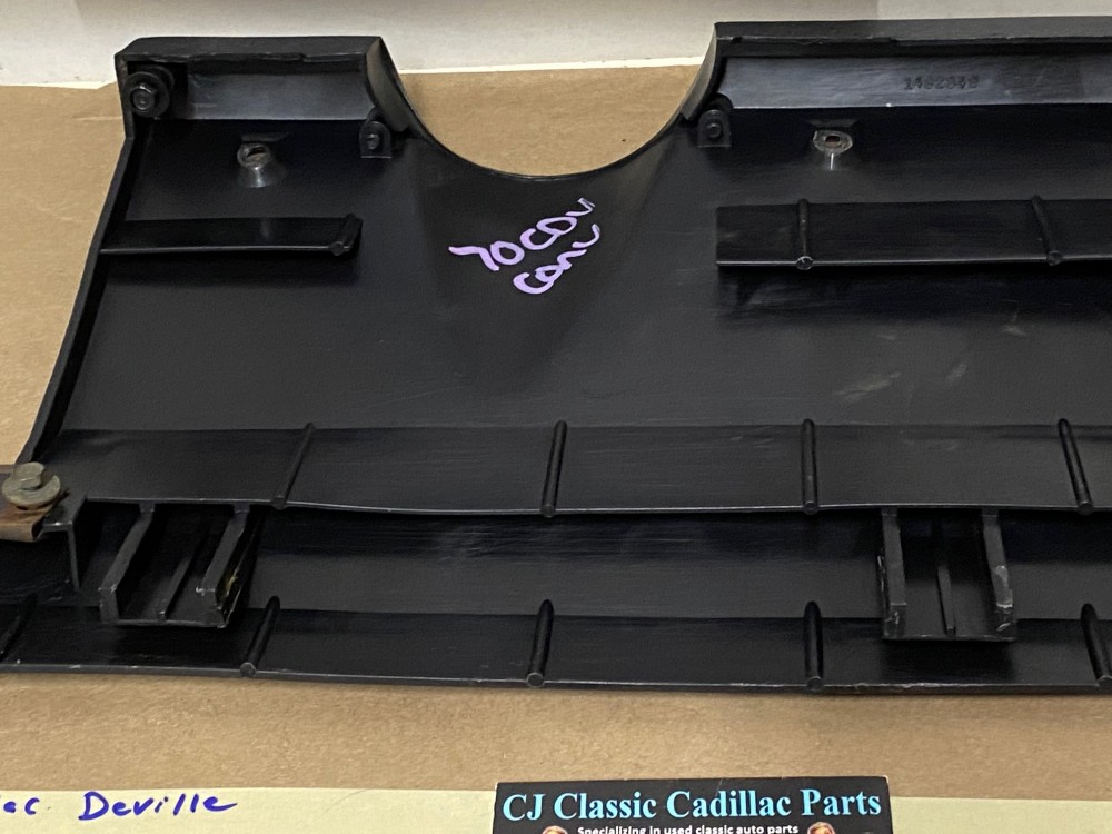 OEM 1969 1970 Cadillac Deville Calais Fleetwood UNDER DASH DASHBOARD COVER - BLACK #1492849 - Image 20