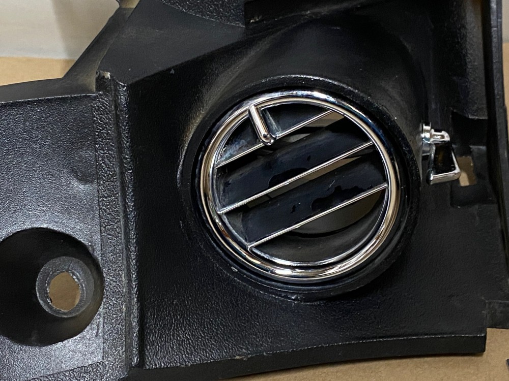 OEM 1965 1966 Cadillac Deville Calais Eldorado Fleetwood LEFT DRIVER SIDE DASH A/C VENT DUCT BEZEL - BLACK #3632560 - Image 5