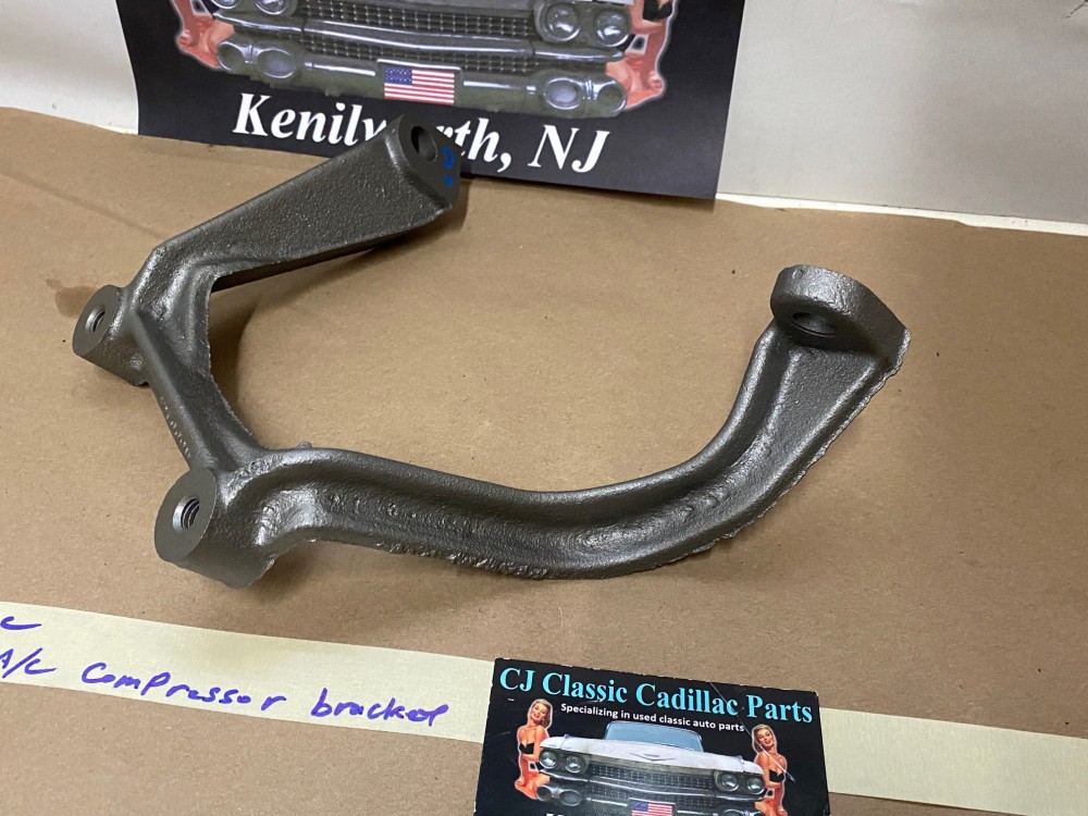 RESTORED 1961 Cadillac Deville Eldorado Fleetwood REAR A/C COMPRESSOR SUPPORT BRACKET #1475980 - Image 7