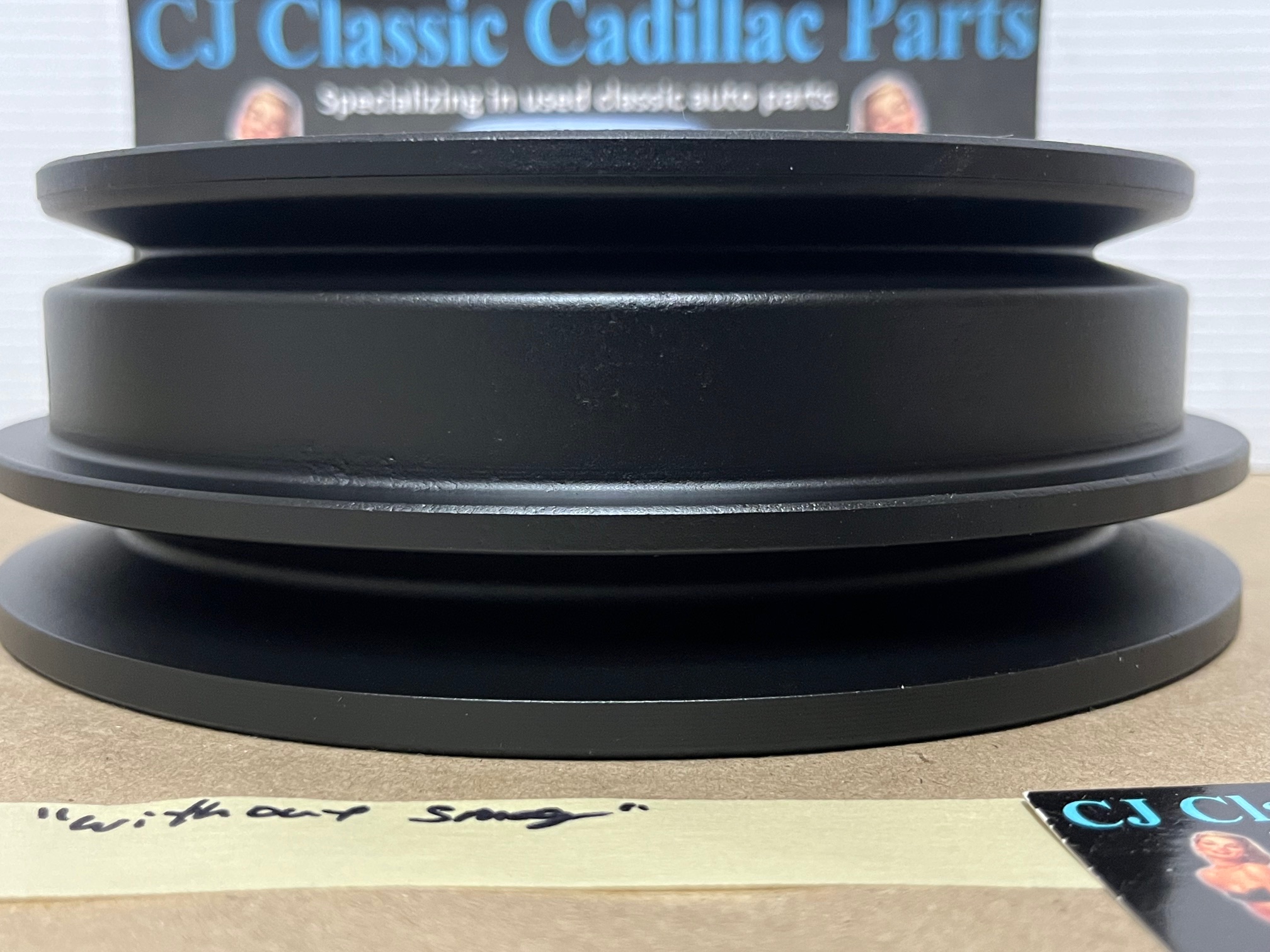 RESTORED 1975 1976 Cadillac Deville Eldorado Fleetwood Calais CRANKSHAFT PULLEY HARMONIC BALANCER 2 GROOVE WITHOUT SMOG #3516303/1605706 - Image 11