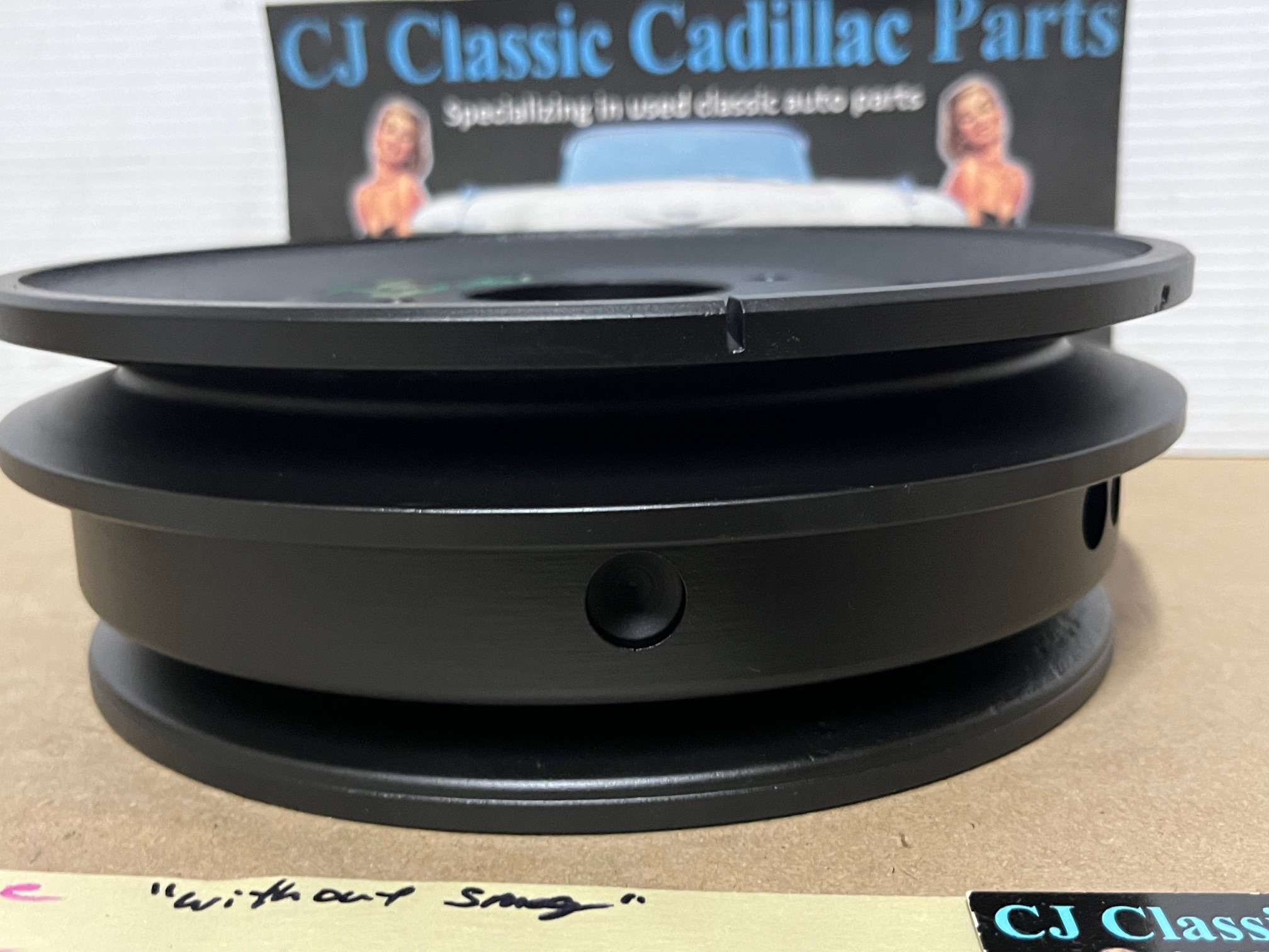 RESTORED 1975 1976 Cadillac Deville Eldorado Fleetwood Calais CRANKSHAFT PULLEY HARMONIC BALANCER 2 GROOVE WITHOUT SMOG #3516303/1605706 - Image 5