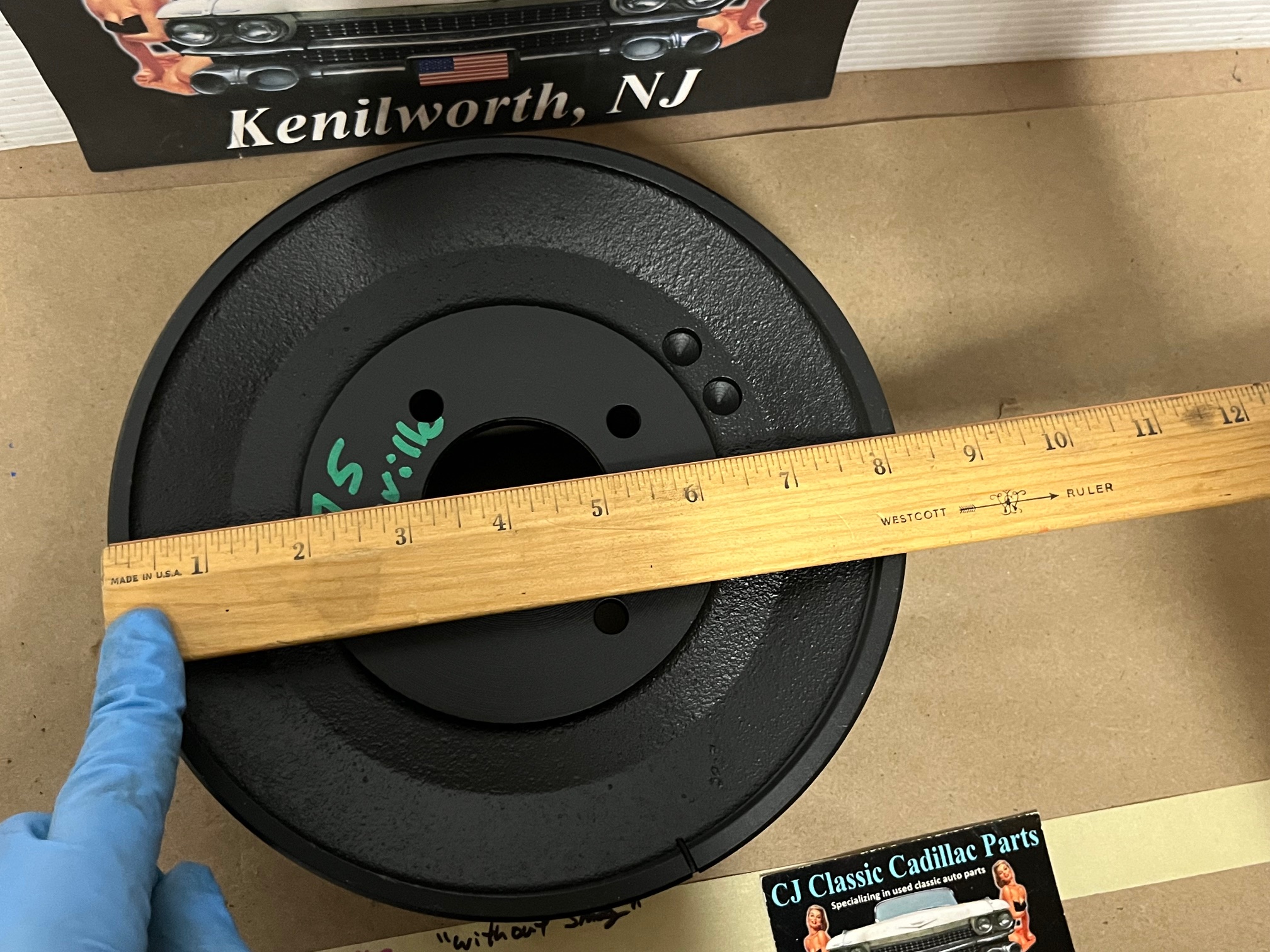 RESTORED 1975 1976 Cadillac Deville Eldorado Fleetwood Calais CRANKSHAFT PULLEY HARMONIC BALANCER 2 GROOVE WITHOUT SMOG #3516303/1605706 - Image 12