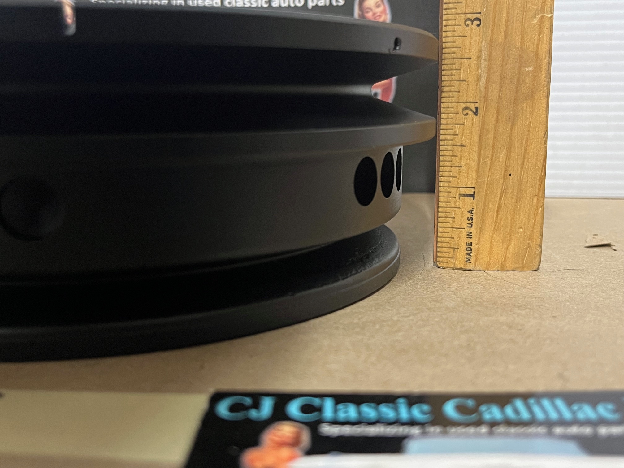 RESTORED 1975 1976 Cadillac Deville Eldorado Fleetwood Calais CRANKSHAFT PULLEY HARMONIC BALANCER 2 GROOVE WITHOUT SMOG #3516303/1605706 - Image 4
