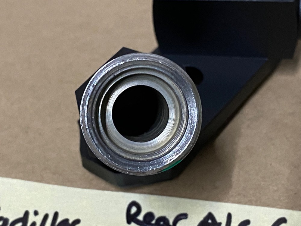 OEM 1961 Cadillac Deville Eldorado Fleetwood REAR A/C COMPRESSOR MANIFOLD VALVE HOSE CONNECTOR #5914679 - Image 8
