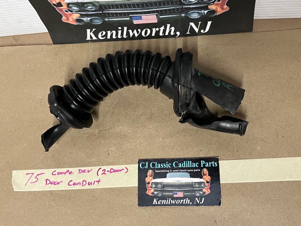 OEM 1971 1972 1973 1974 1975 1976 Cadillac Deville Fleetwood 1971 1972 1973 1974 1975 1976 1977 1978 Eldorado FRONT DOOR JAM WIRE HARNESS COVER CONDUIT #9837507 - Image 11