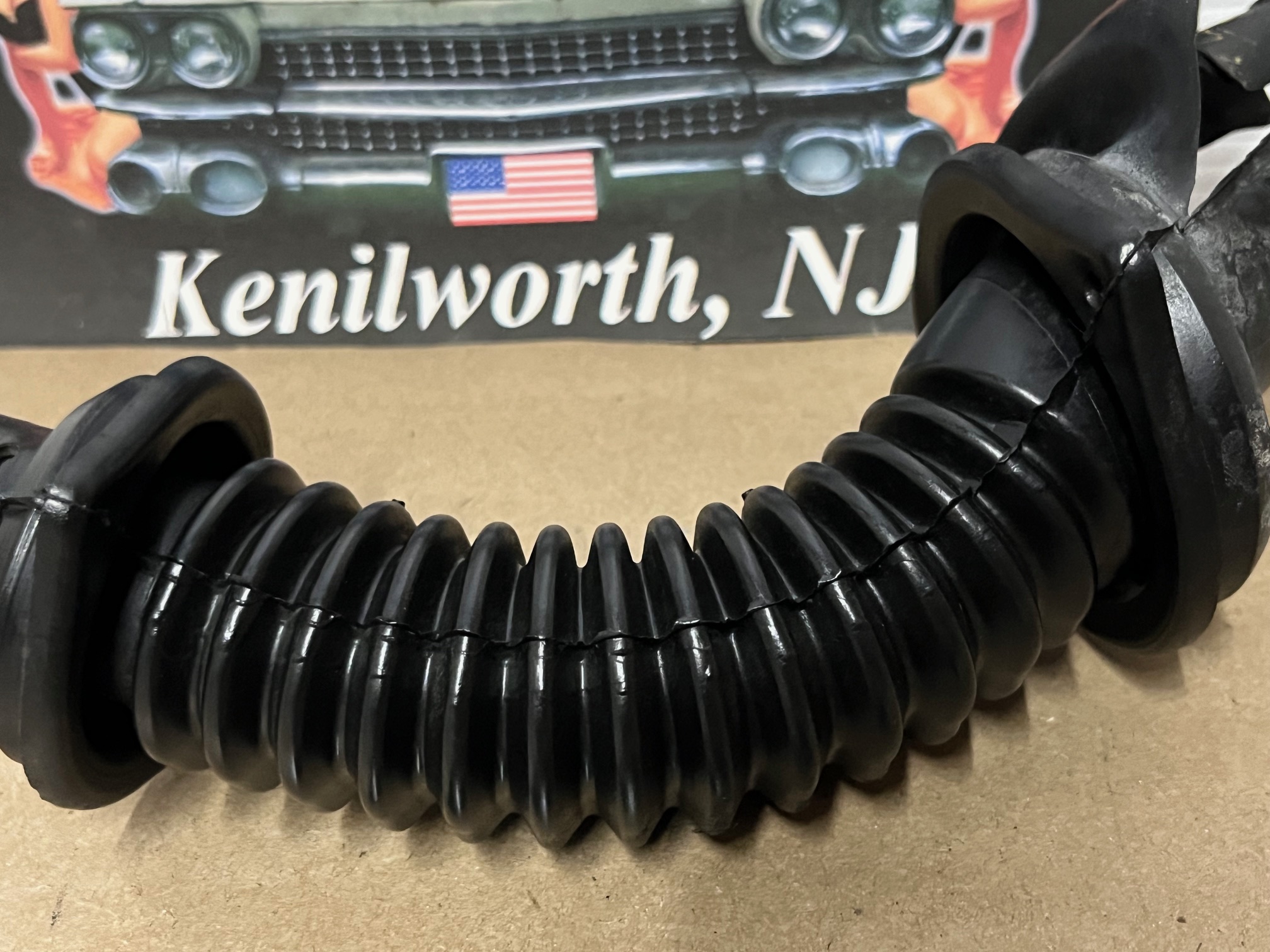OEM 1971 1972 1973 1974 1975 1976 Cadillac Deville Fleetwood 1971 1972 1973 1974 1975 1976 1977 1978 Eldorado FRONT DOOR JAM WIRE HARNESS COVER CONDUIT #9837507 - Image 9