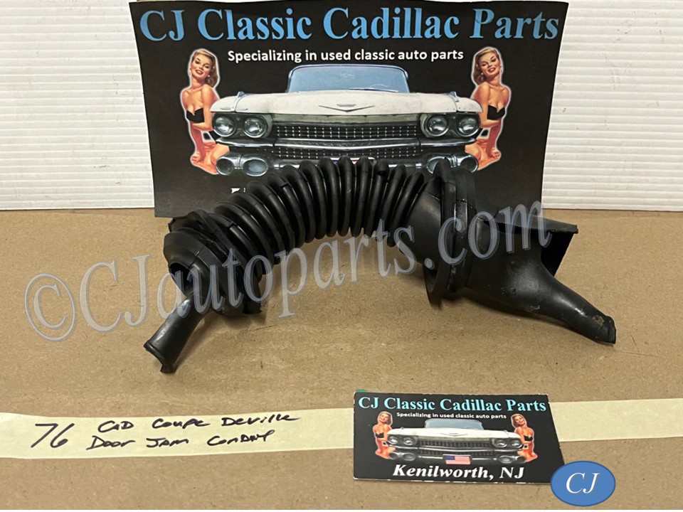OEM 1971 1972 1973 1974 1975 1976 Cadillac Deville Fleetwood 1971 1972 1973 1974 1975 1976 1977 1978 Eldorado FRONT DOOR JAM WIRE HARNESS COVER CONDUIT #9837507