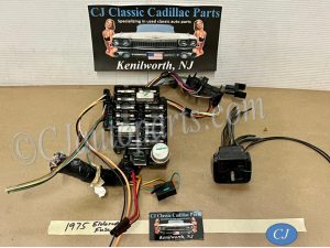 OEM 1975 Cadillac Eldorado Deville Fleetwood Calais Commercial Chassis UNDER DASH FUSE BOX PANEL