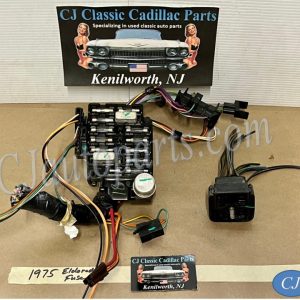 OEM 1975 Cadillac Eldorado Deville Fleetwood Calais Commercial Chassis UNDER DASH FUSE BOX PANEL