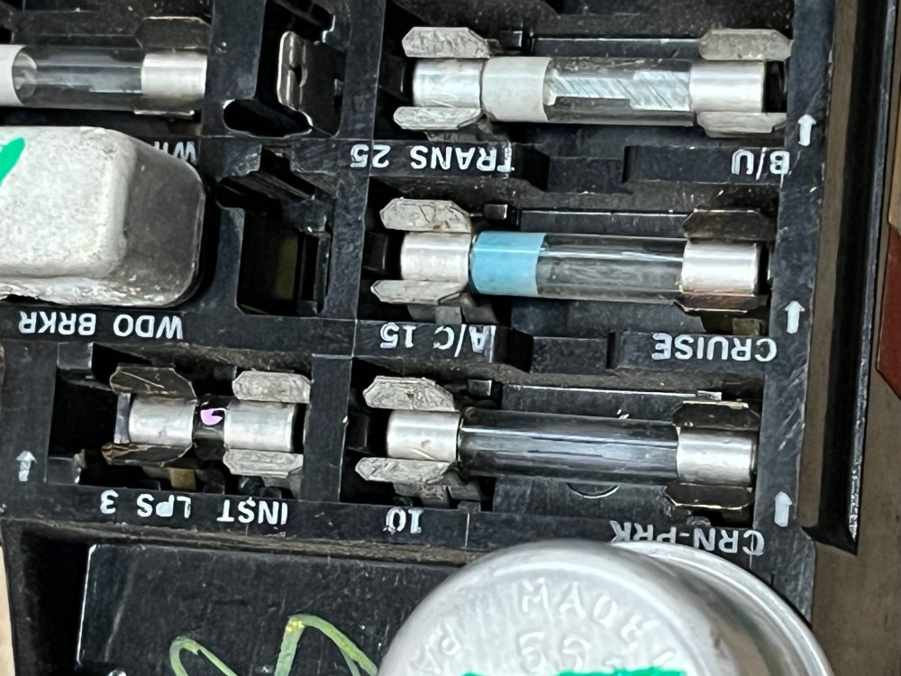 OEM 1975 Cadillac Eldorado Deville Fleetwood Calais Commercial Chassis UNDER DASH FUSE BOX PANEL - Image 14