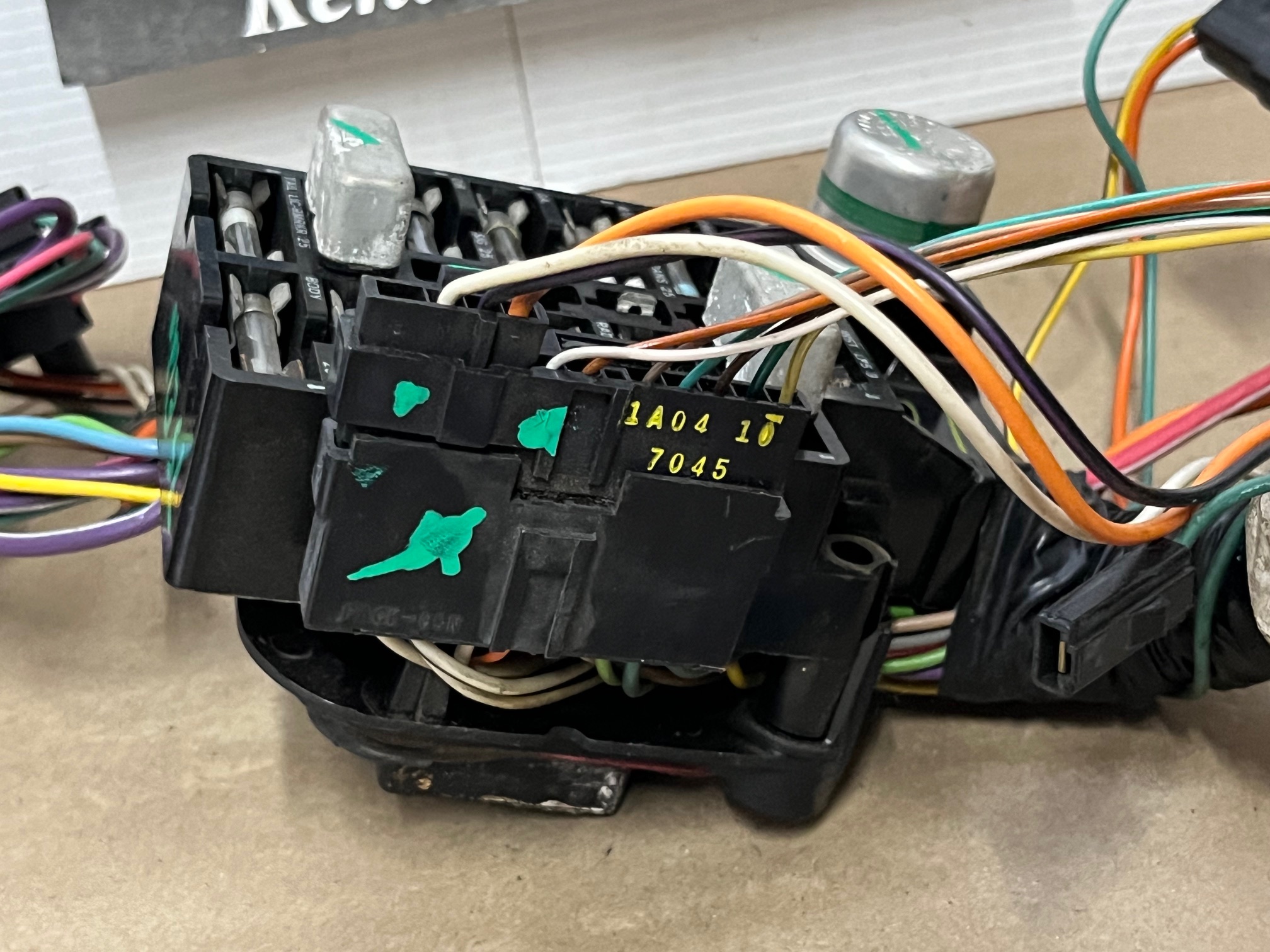 OEM 1975 Cadillac Eldorado Deville Fleetwood Calais Commercial Chassis UNDER DASH FUSE BOX PANEL - Image 10