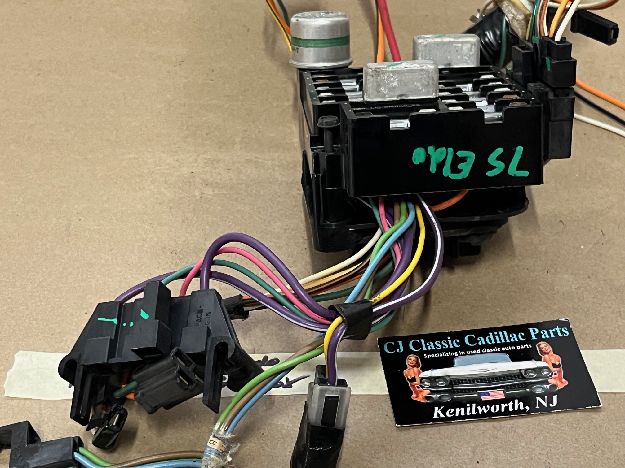 OEM 1975 Cadillac Eldorado Deville Fleetwood Calais Commercial Chassis UNDER DASH FUSE BOX PANEL - Image 9