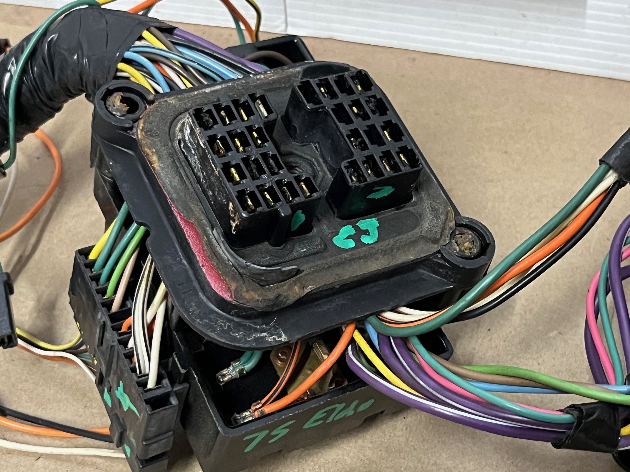 OEM 1975 Cadillac Eldorado Deville Fleetwood Calais Commercial Chassis UNDER DASH FUSE BOX PANEL - Image 6
