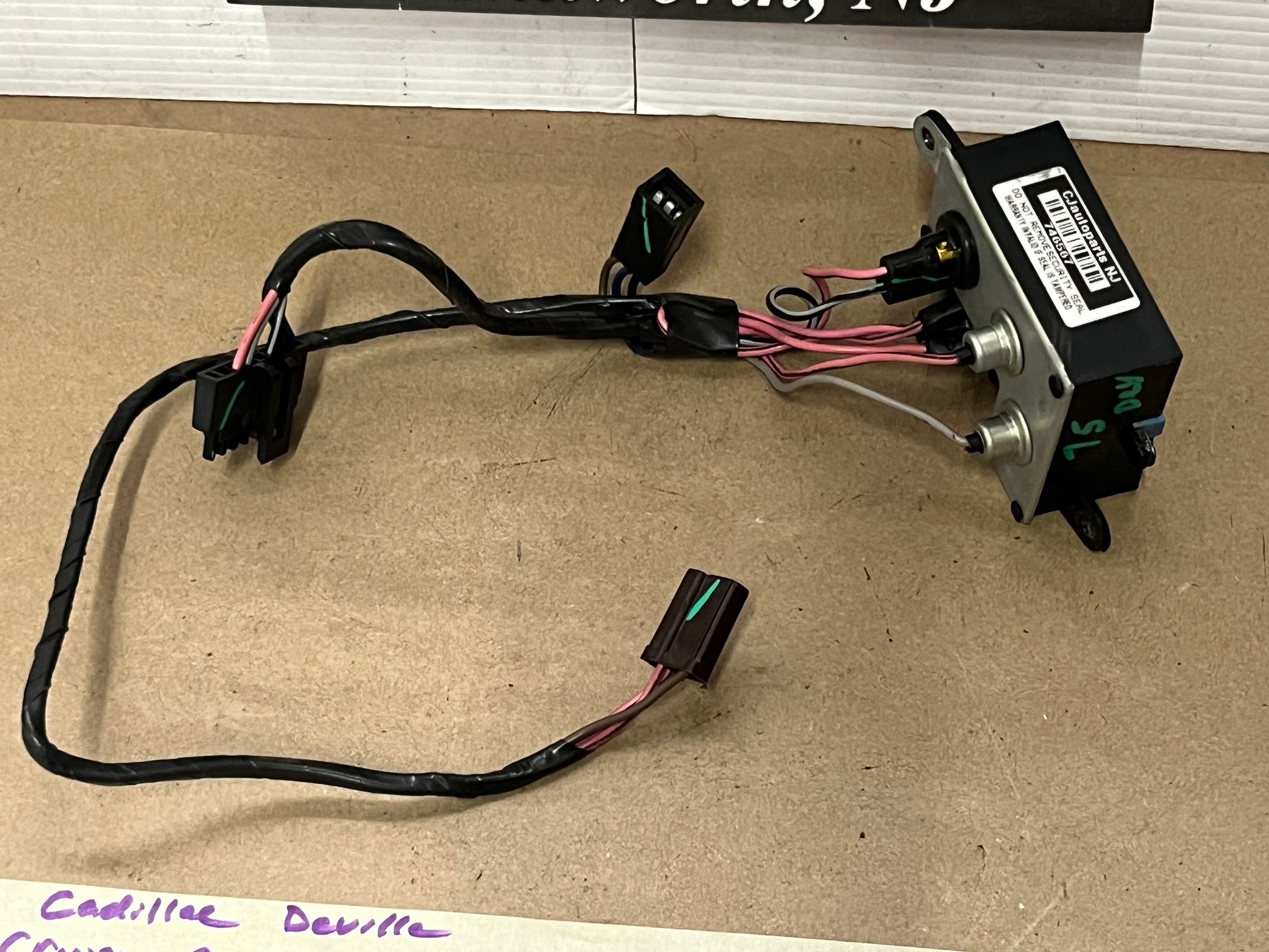 OEM 1975 Cadillac Deville Fleetwood Eldorado Calais DASH CRUISE CONTROL SWITCH **TESTED** #1606799 - Image 5
