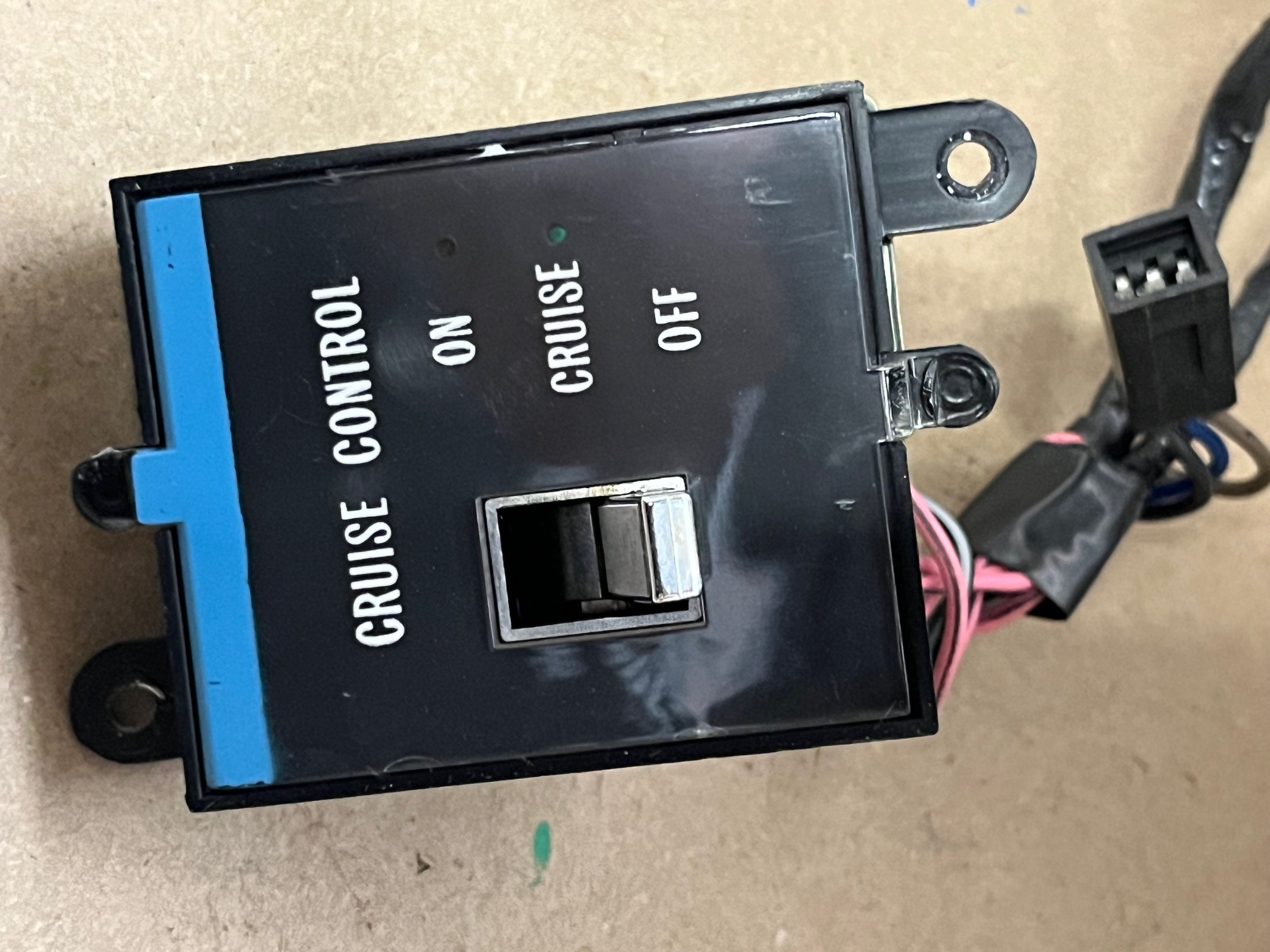 OEM 1975 Cadillac Deville Fleetwood Eldorado Calais DASH CRUISE CONTROL SWITCH **TESTED** #1606799 - Image 12
