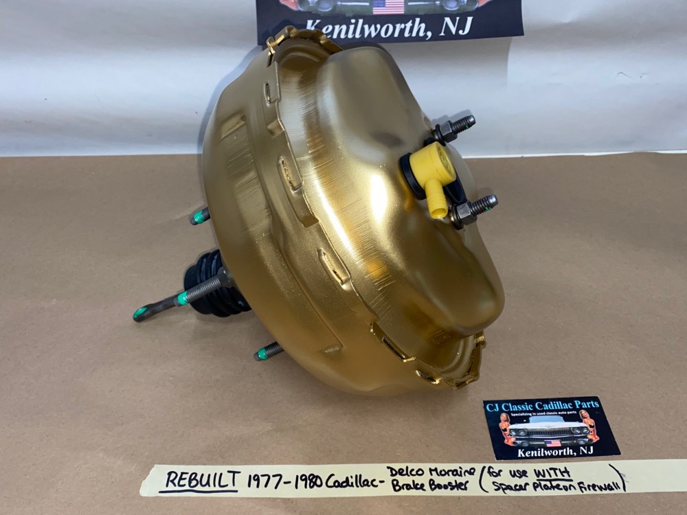 REBUILT 1977 1978 1979 1980 Cadillac DEVILLE FLEETWOOD RWD DELCO MORAINE POWER BRAKE BOOSTER (use WITH spacer) - Image 10