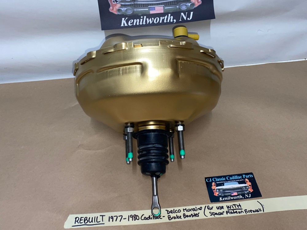 REBUILT 1977 1978 1979 1980 Cadillac DEVILLE FLEETWOOD RWD DELCO MORAINE POWER BRAKE BOOSTER (use WITH spacer) - Image 9