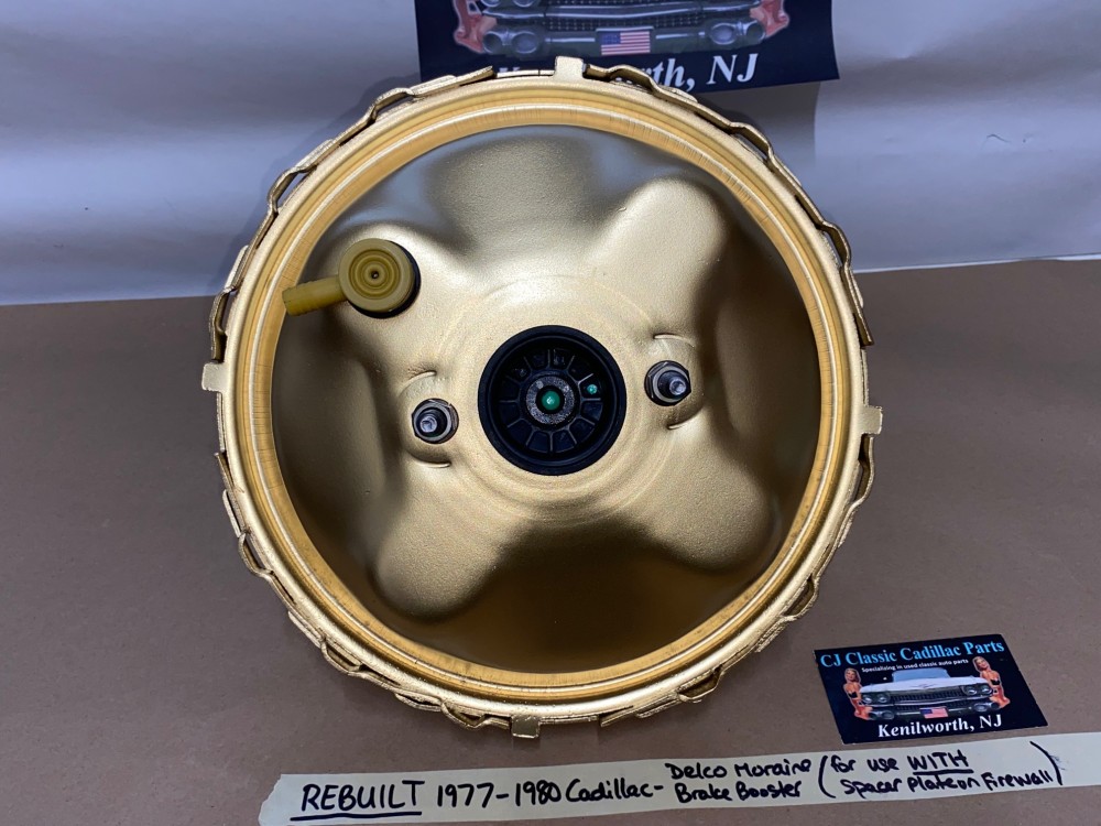 REBUILT 1977 1978 1979 1980 Cadillac DEVILLE FLEETWOOD RWD DELCO MORAINE POWER BRAKE BOOSTER (use WITH spacer) - Image 4