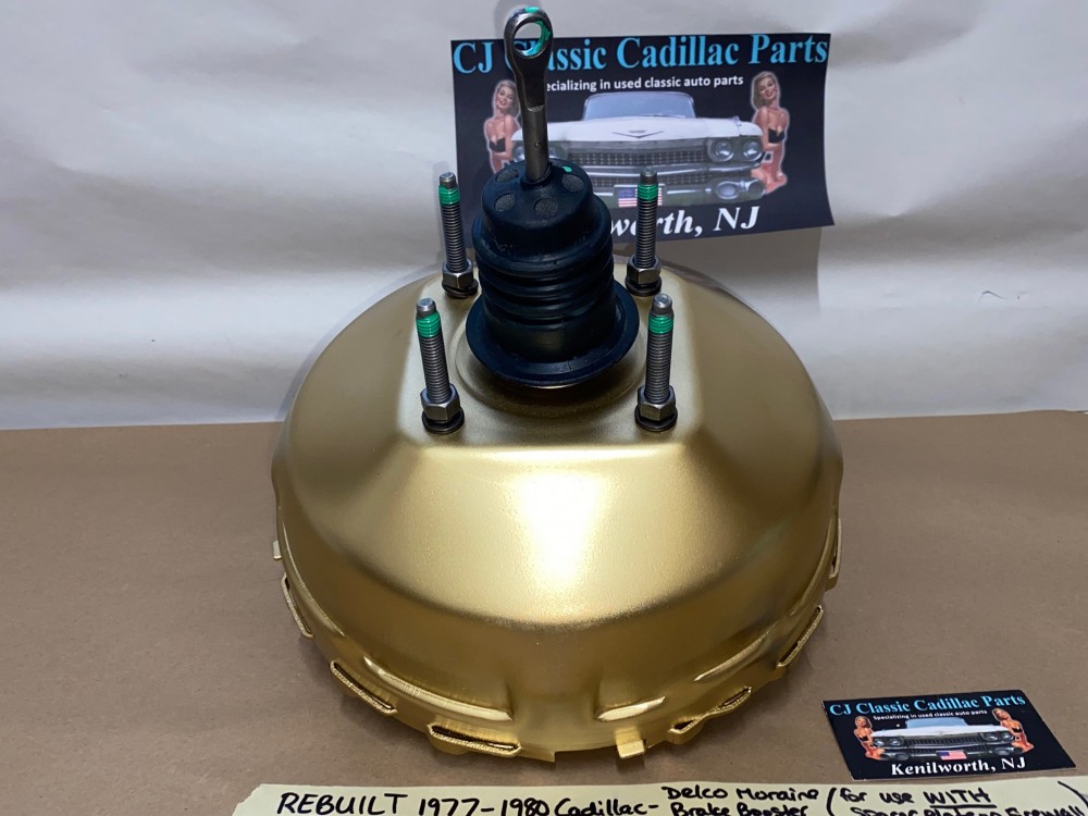 REBUILT 1977 1978 1979 1980 Cadillac DEVILLE FLEETWOOD RWD DELCO MORAINE POWER BRAKE BOOSTER (use WITH spacer) - Image 11