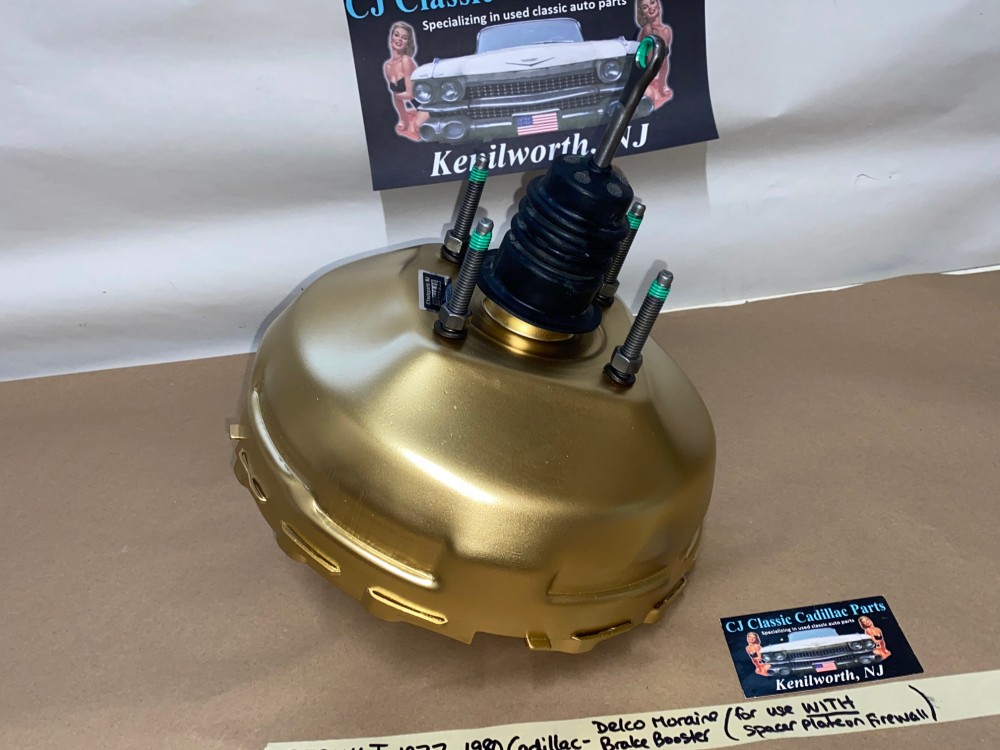 REBUILT 1977 1978 1979 1980 Cadillac DEVILLE FLEETWOOD RWD DELCO MORAINE POWER BRAKE BOOSTER (use WITH spacer) - Image 12