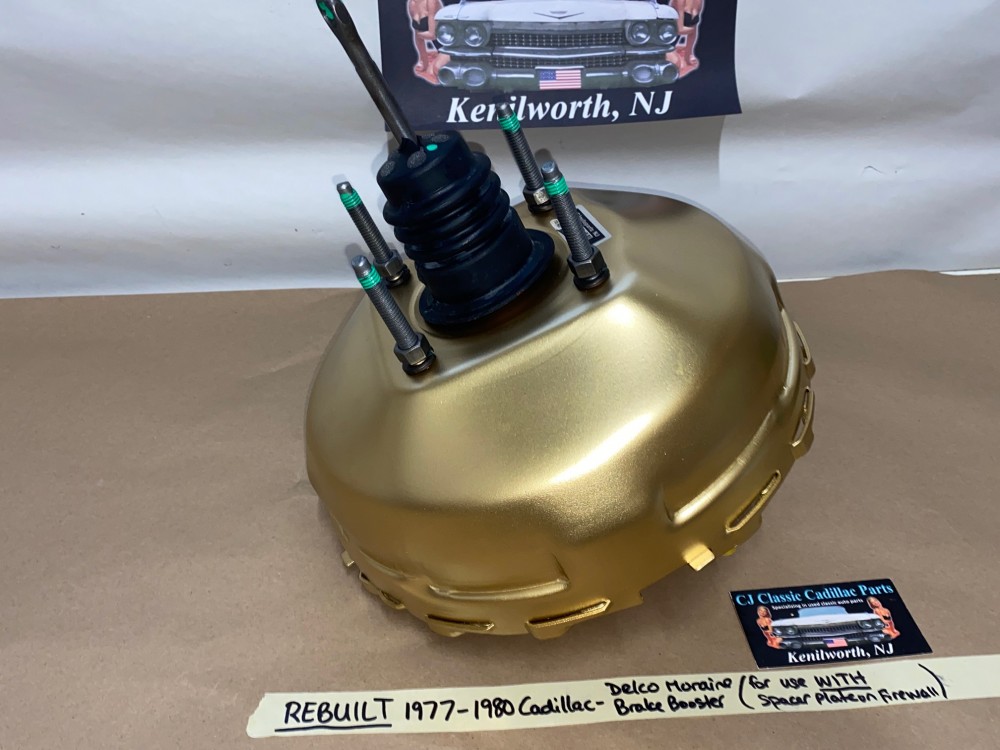 REBUILT 1977 1978 1979 1980 Cadillac DEVILLE FLEETWOOD RWD DELCO MORAINE POWER BRAKE BOOSTER (use WITH spacer) - Image 2