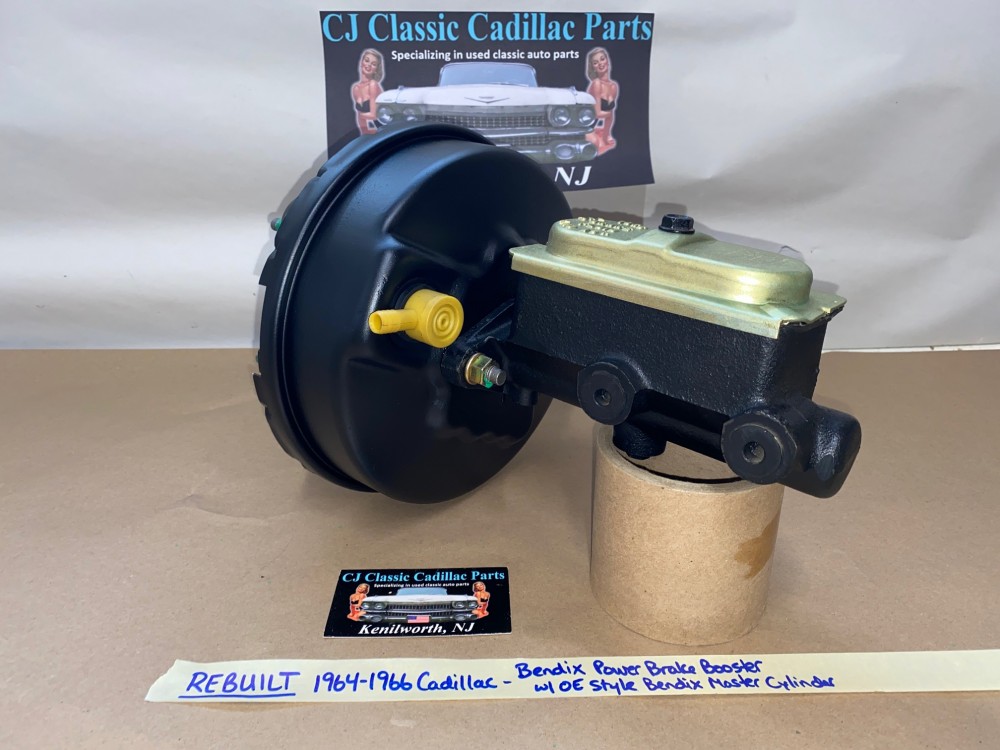 REBUILT OEM 1964 1965 1966 CADILLAC DEVILLE ELDORADO FLEETWOOD CALAIS BENDIX POWER BRAKE BOOSTER & OEM MASTER CYLINDER - Image 16