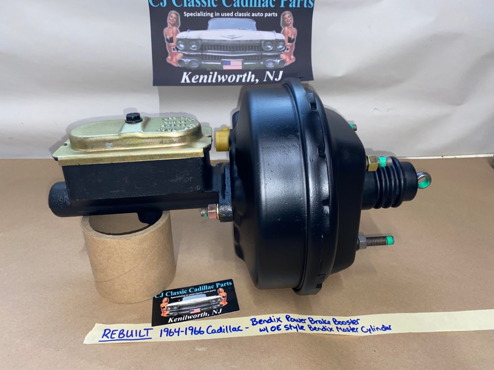 REBUILT OEM 1964 1965 1966 CADILLAC DEVILLE ELDORADO FLEETWOOD CALAIS BENDIX POWER BRAKE BOOSTER & OEM MASTER CYLINDER - Image 13