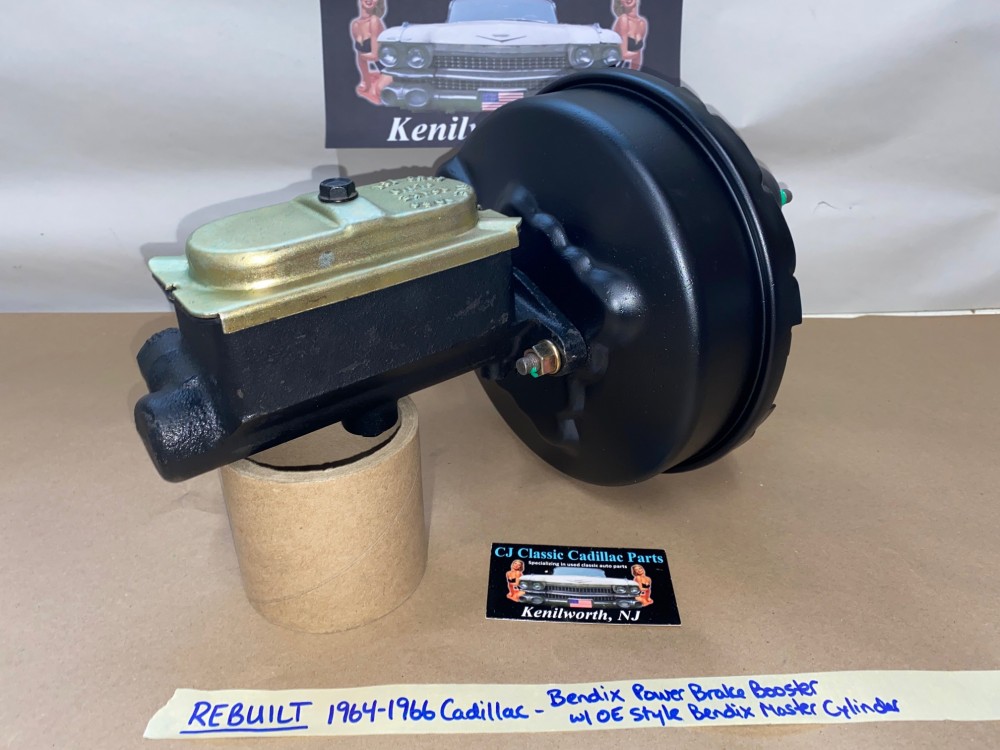REBUILT OEM 1964 1965 1966 CADILLAC DEVILLE ELDORADO FLEETWOOD CALAIS BENDIX POWER BRAKE BOOSTER & OEM MASTER CYLINDER - Image 11